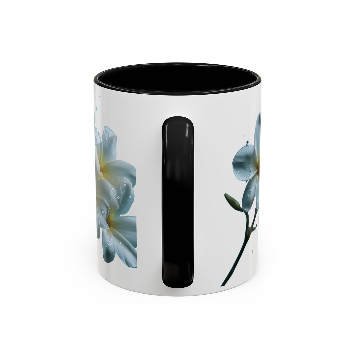 Floral Accent Coffee Mug