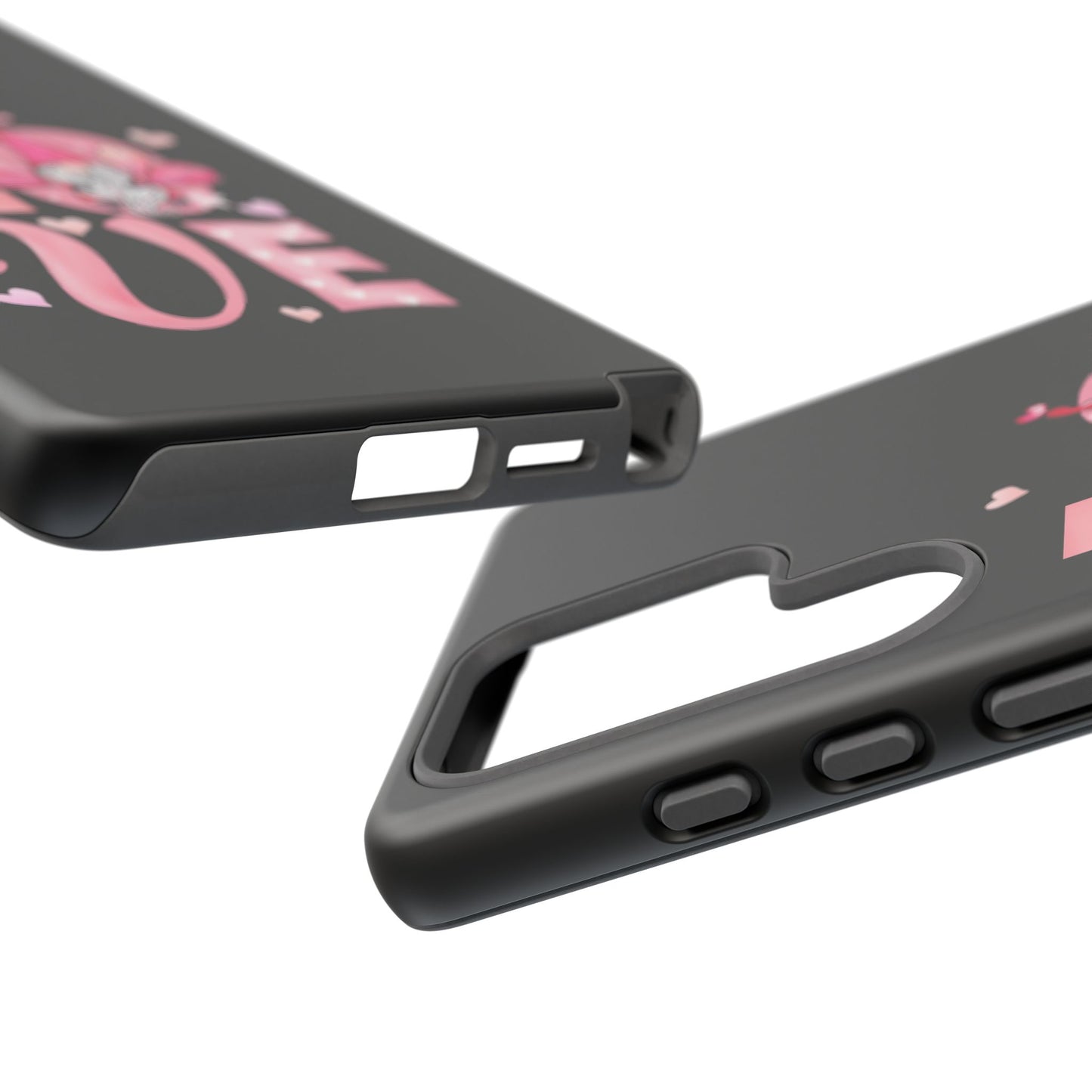 Love Gnome Phone Case — Cute Pink Heart Valentines Protective Case