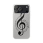 Phone Case — Musical Treble Clef Design