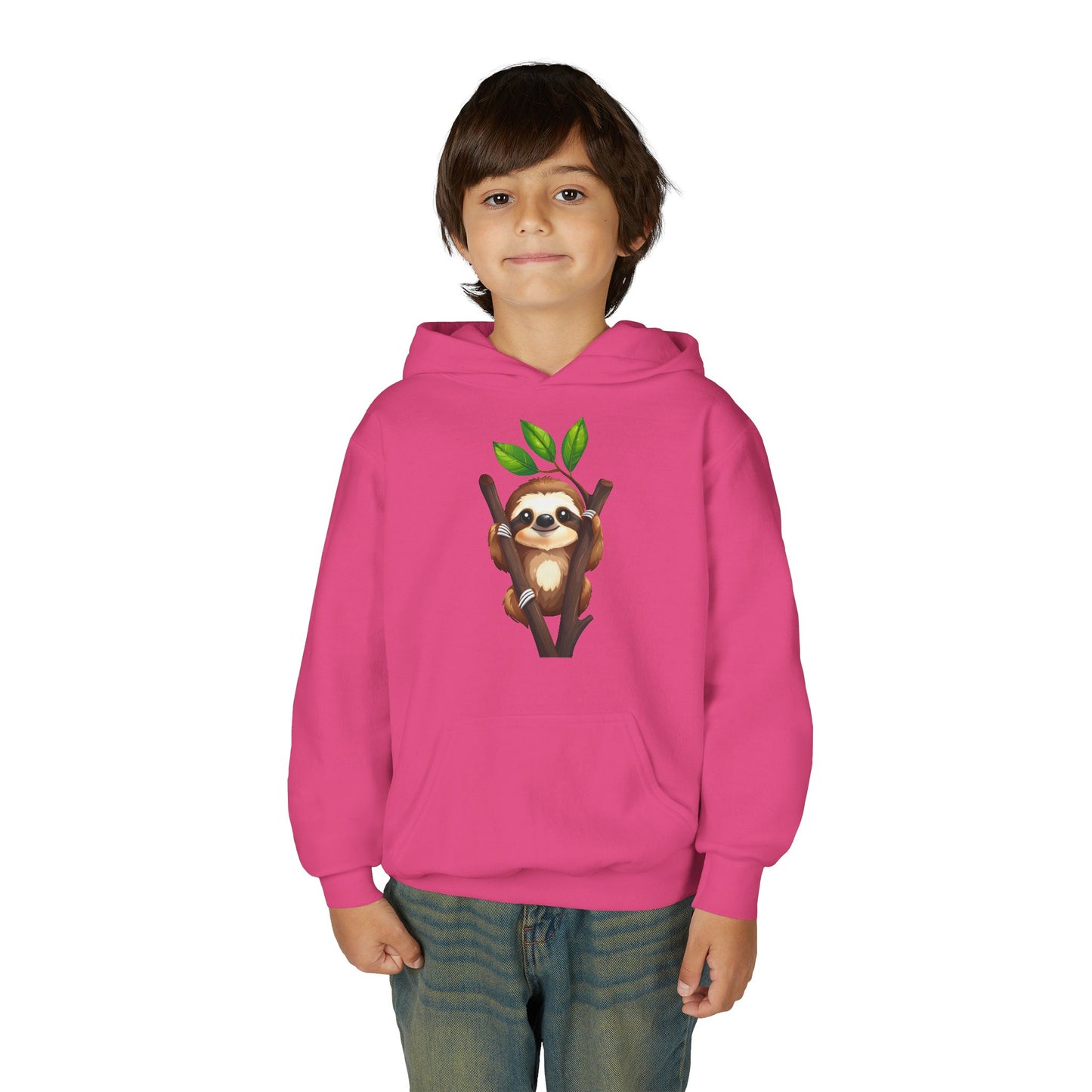 Cute Sloth on Branch Hoodie | Kids Sweatshirt