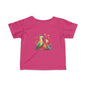 Infant Tee — Cute Pair of Parrots Baby Shirt (Hearts & Love)