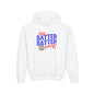 Youth Baseball Hoodie — "Hey Batter Batter Swing!" Graphic