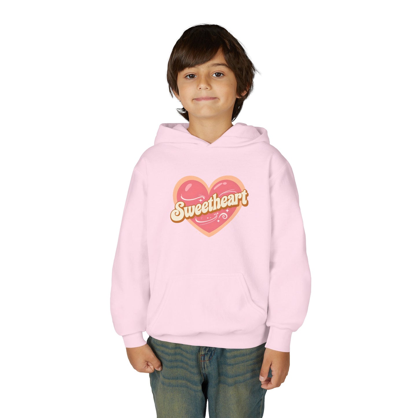 Sweetheart Heart Graphic Hoodie | Youth sweatshirt
