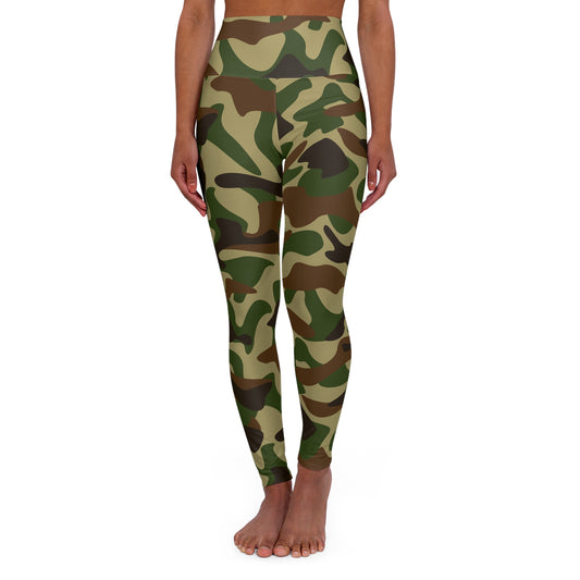 Camouflage High-Waisted Yoga Leggings-V5