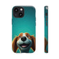 Happy Dog Phone Case — Cute Cartoon Puppy Protective Phone Cover