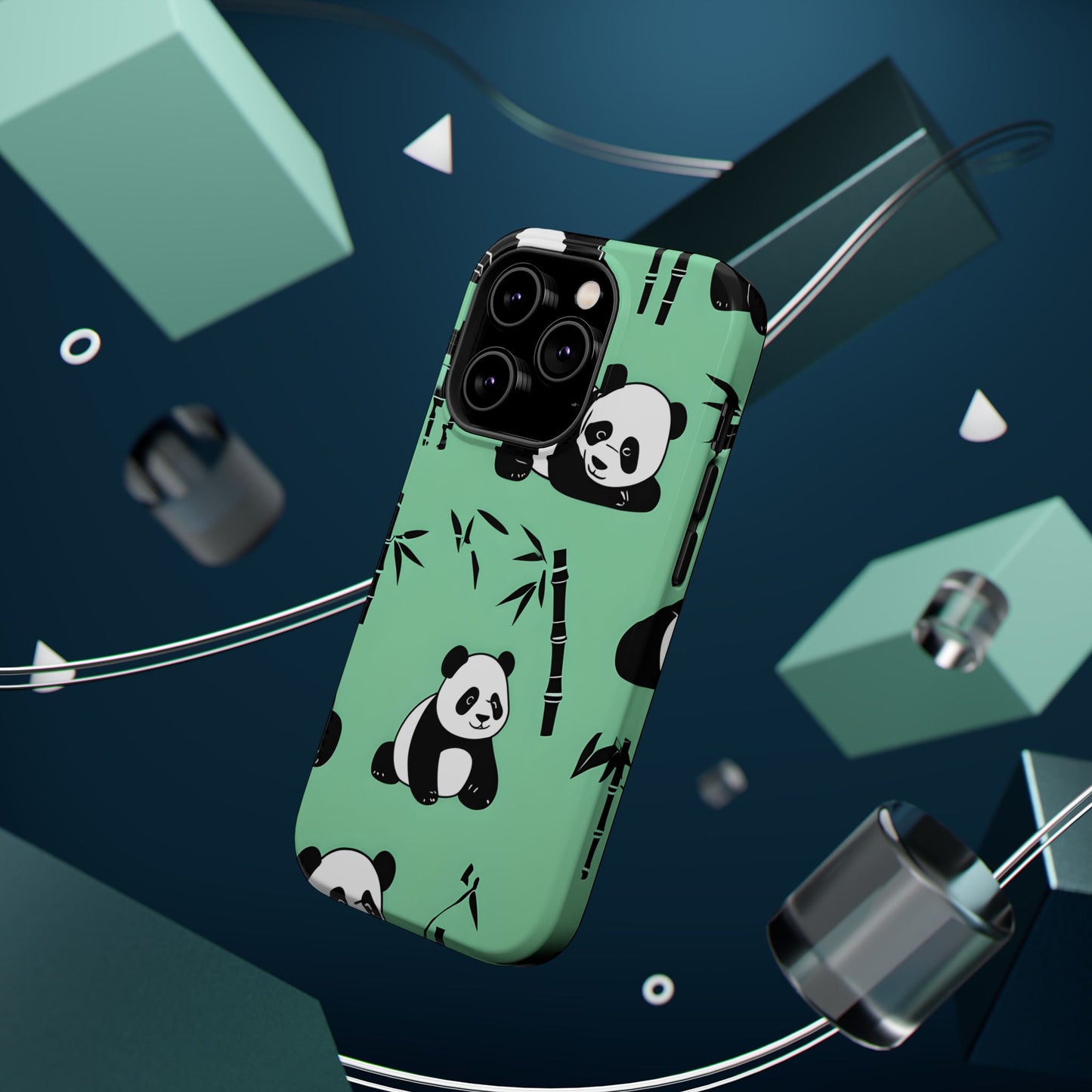 Panda Bamboo Magnetic Impact-Resistant Phone Case