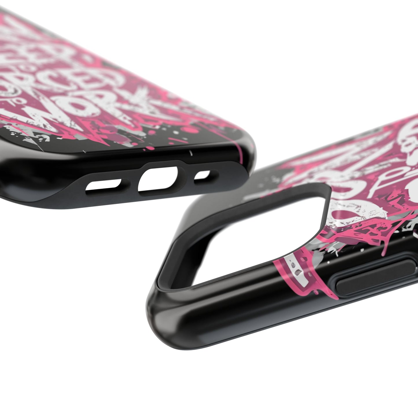 Phone Case — "Born to Sleep, Forced to Work" Impact-Resistant Magnetic Case
