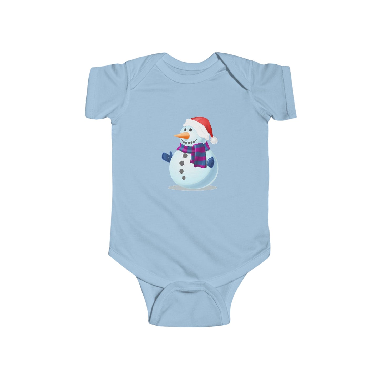 Baby Snowman Christmas Bodysuit — Cute Holiday Infant One-Piece
