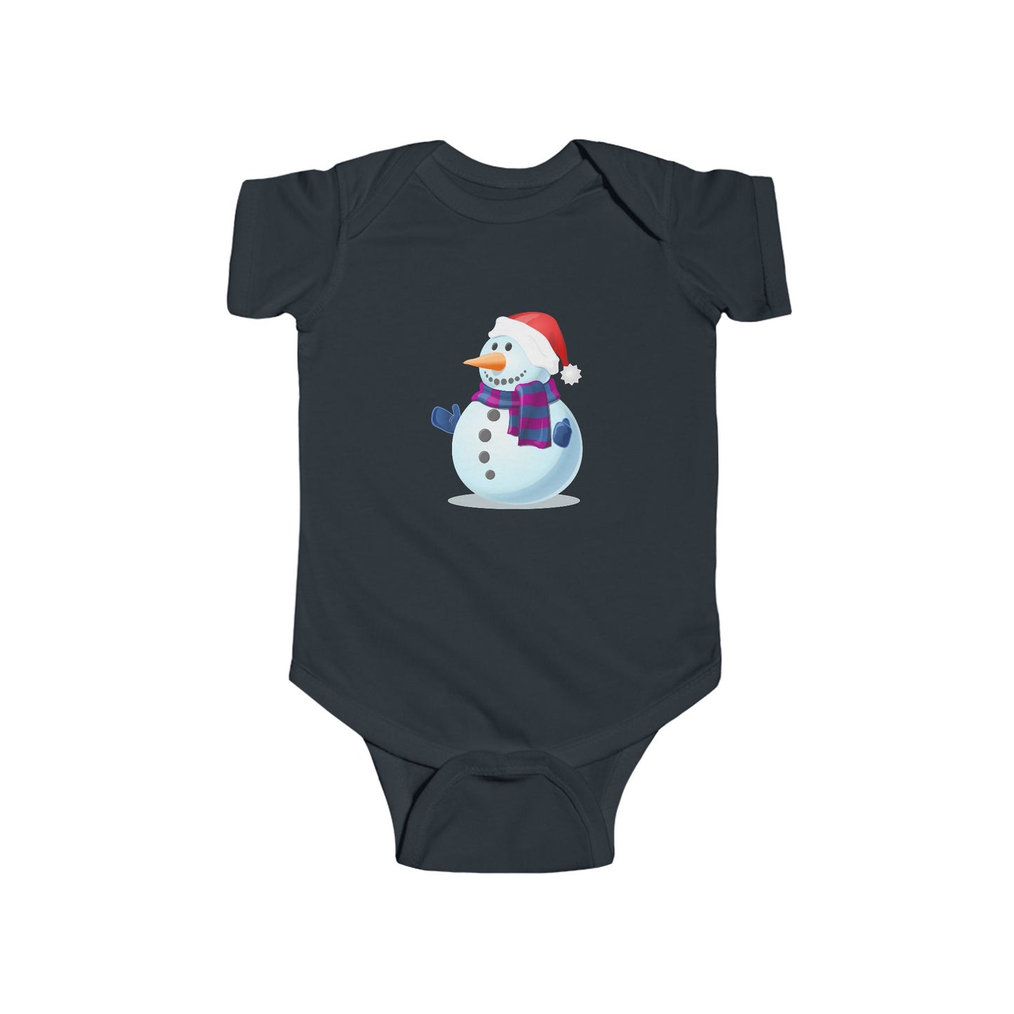 Baby Snowman Christmas Bodysuit — Cute Holiday Infant One-Piece