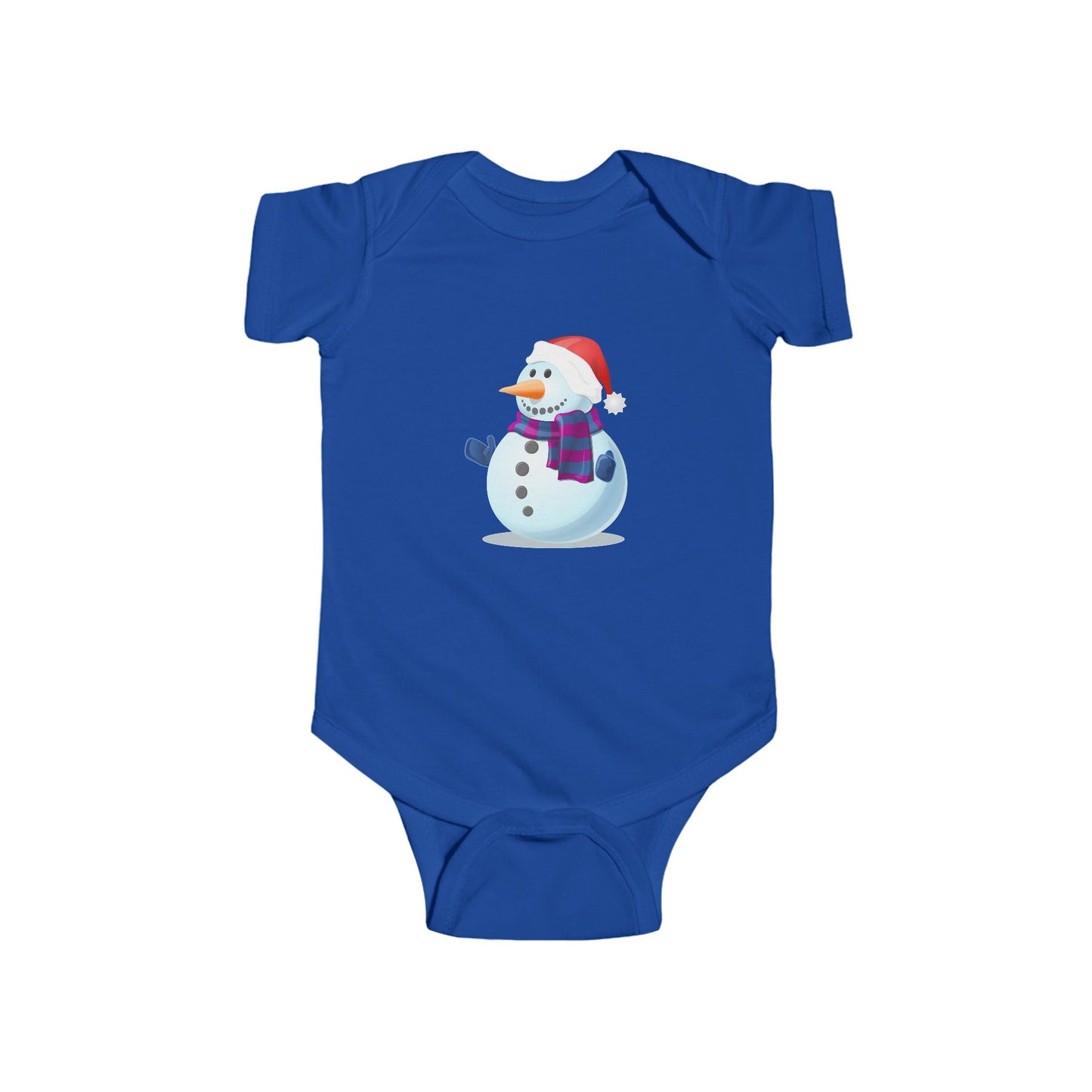 Baby Snowman Christmas Bodysuit — Cute Holiday Infant One-Piece