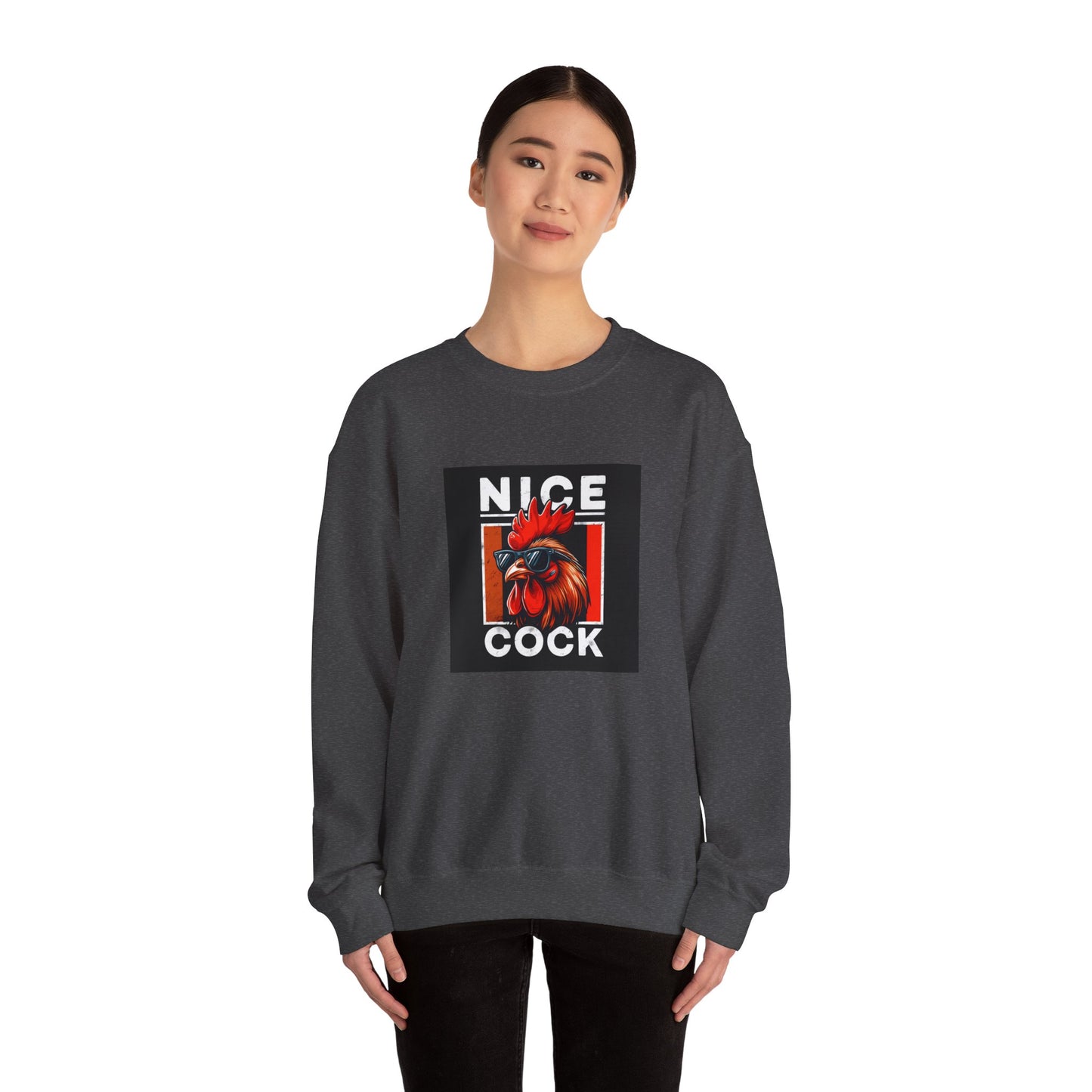Nice Cock Rooster Crewneck Sweatshirt