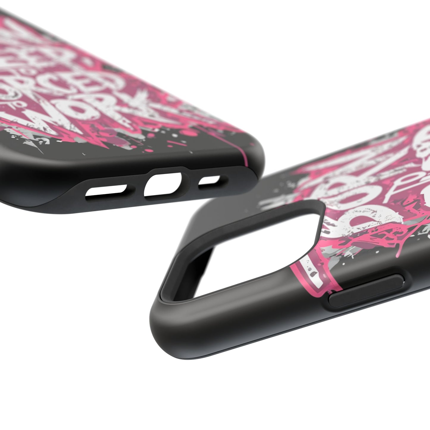 Phone Case — "Born to Sleep, Forced to Work" Impact-Resistant Magnetic Case