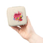 Jewelry Travel Case — Portable Pink Heart Floral Organizer