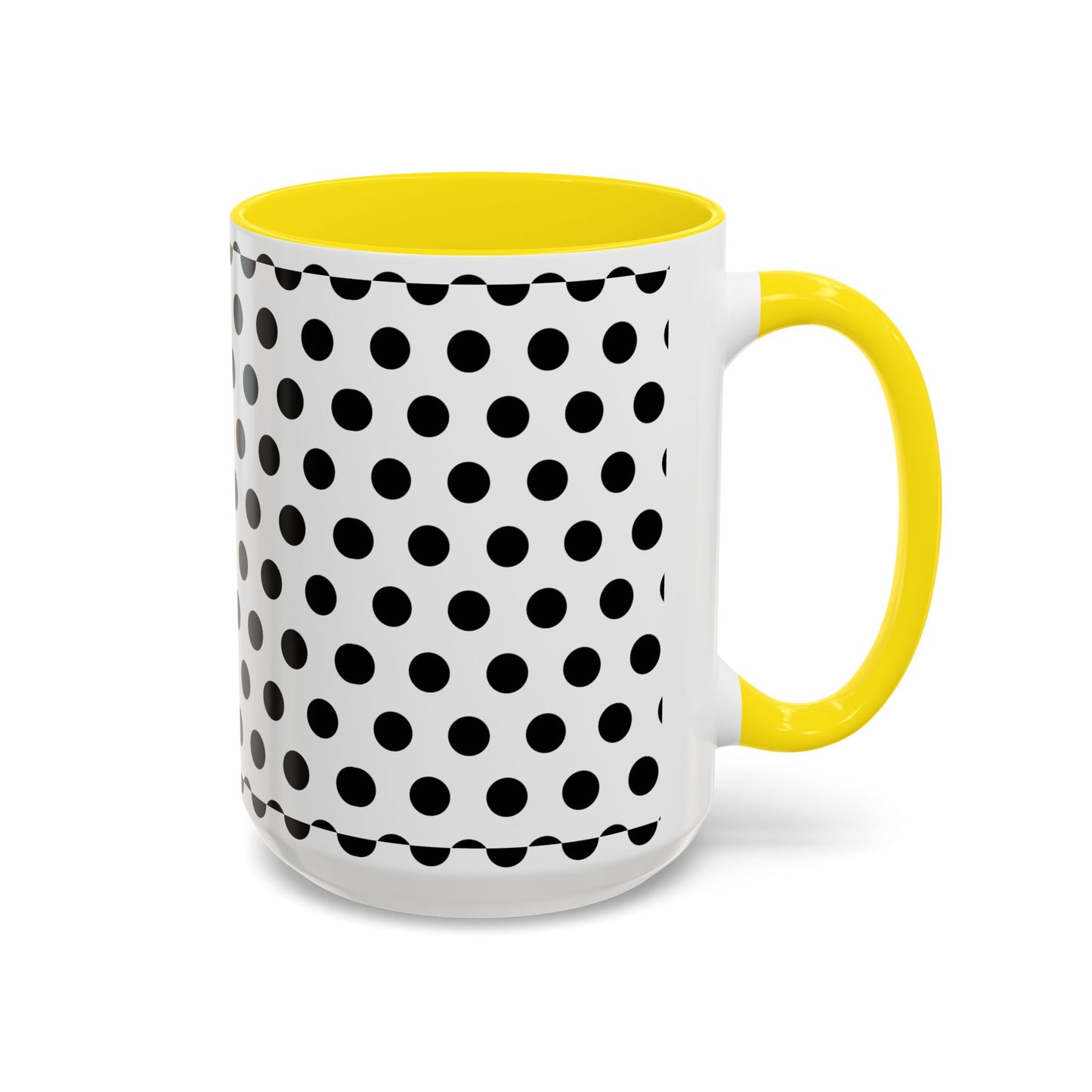 Elegant Polka Dot Mug - Stylish Coffee Cup for Home, Office, Gift for Birthdays, Anniversaries, Holidays, Unique Drinkware