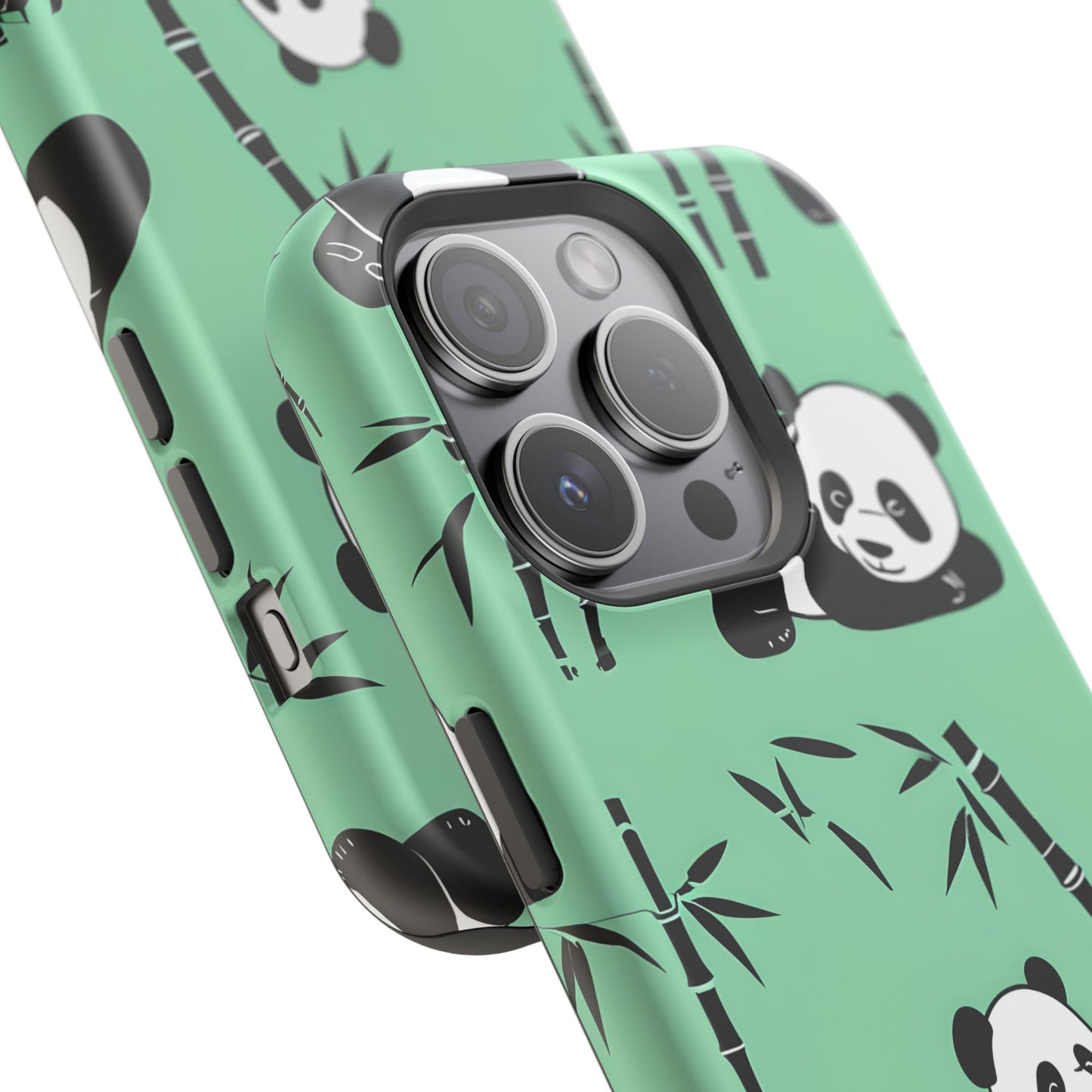 Panda Bamboo Magnetic Impact-Resistant Phone Case