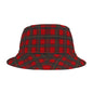 Red Plaid Bucket Hat - Classic Lumberjack Check