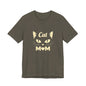 Cat Mom T-Shirt — Cute Cat Face Graphic Tee for Cat Lovers