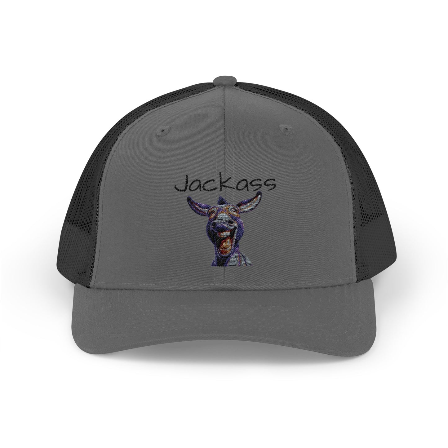 Humorous Jackass Snapback Trucker Cap