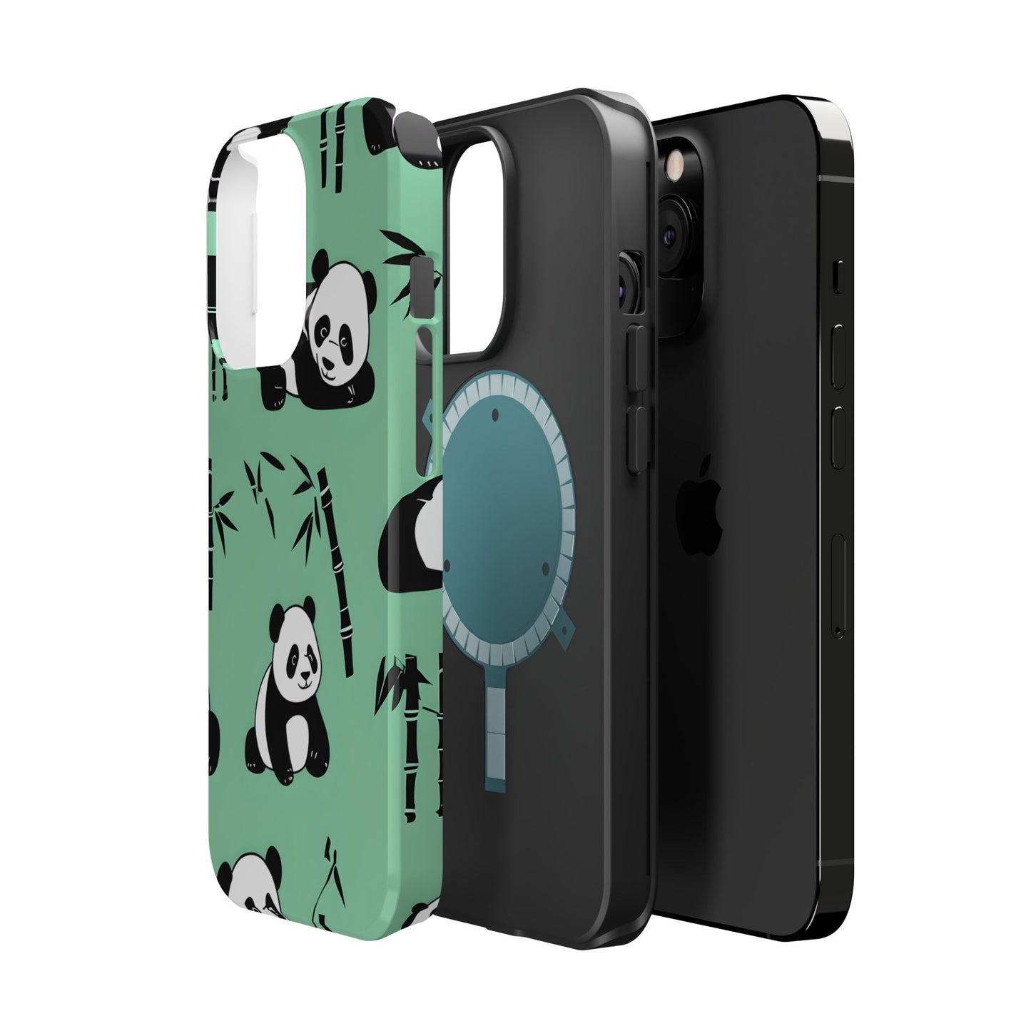 Panda Bamboo Magnetic Impact-Resistant Phone Case