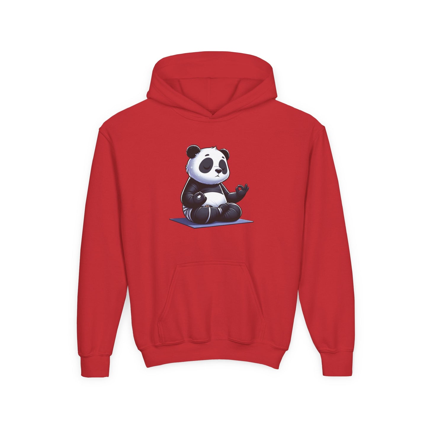 Kids Panda Yoga Hoodie — Cute Meditating Panda Sweatshirt for Children