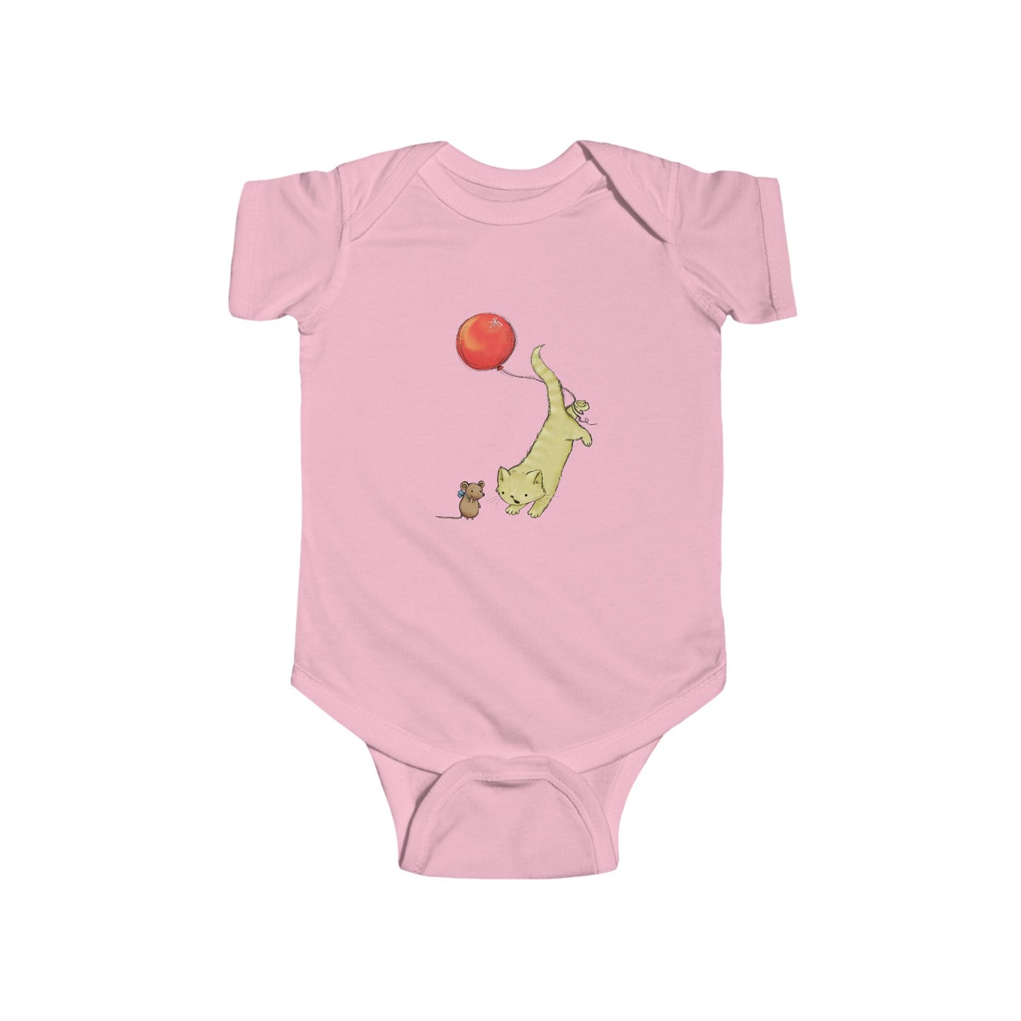 Adorable Animal Balloon Infant Bodysuit