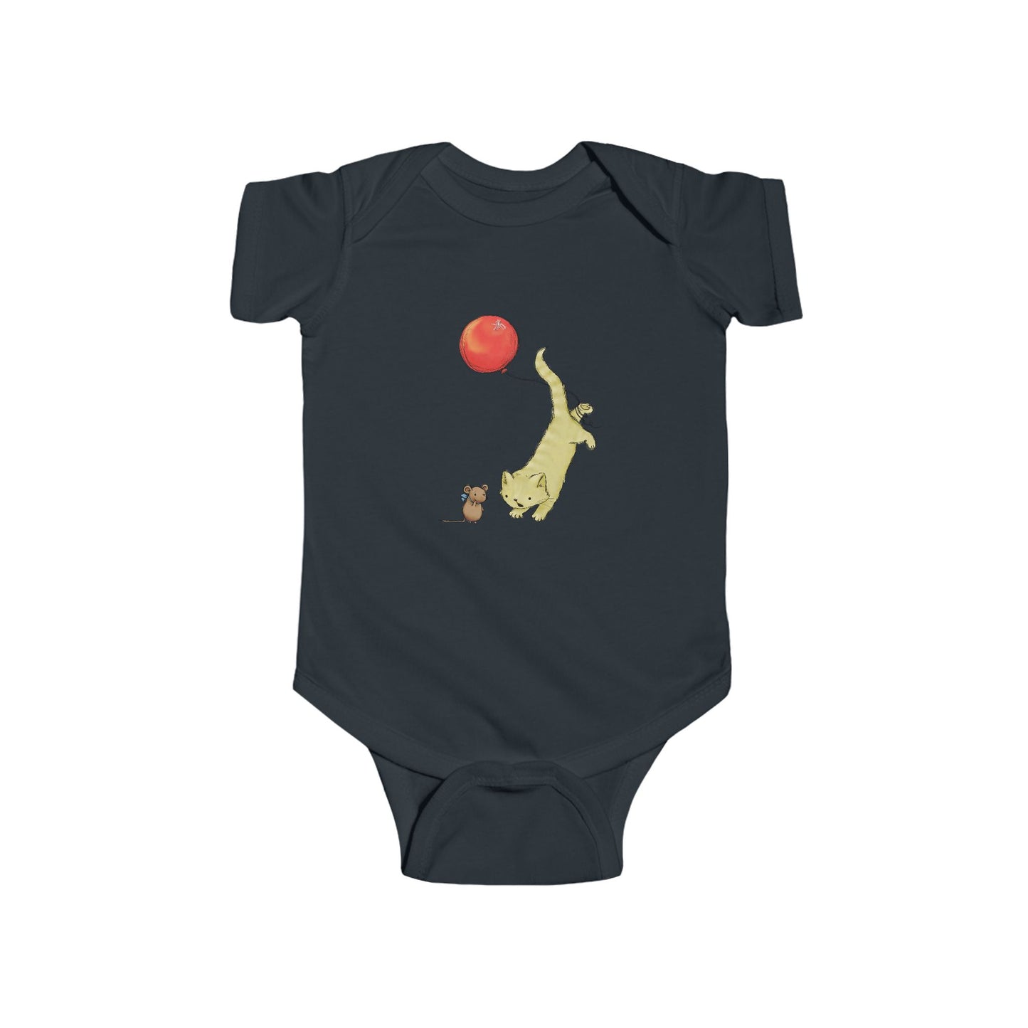 Adorable Animal Balloon Infant Bodysuit