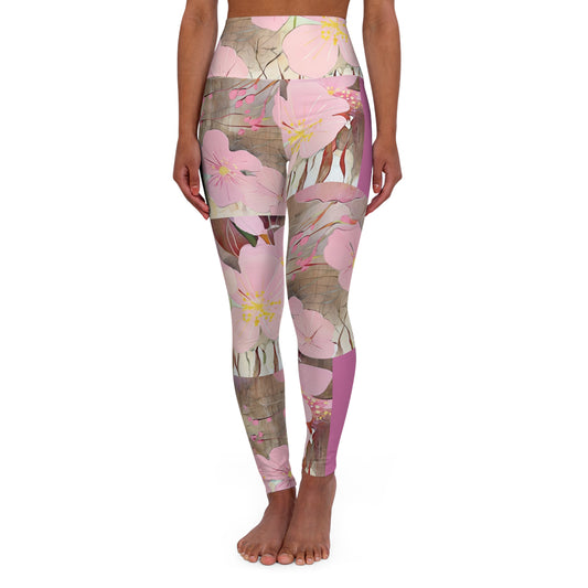 Floral High Waisted Yoga Leggings Perfect for Workouts