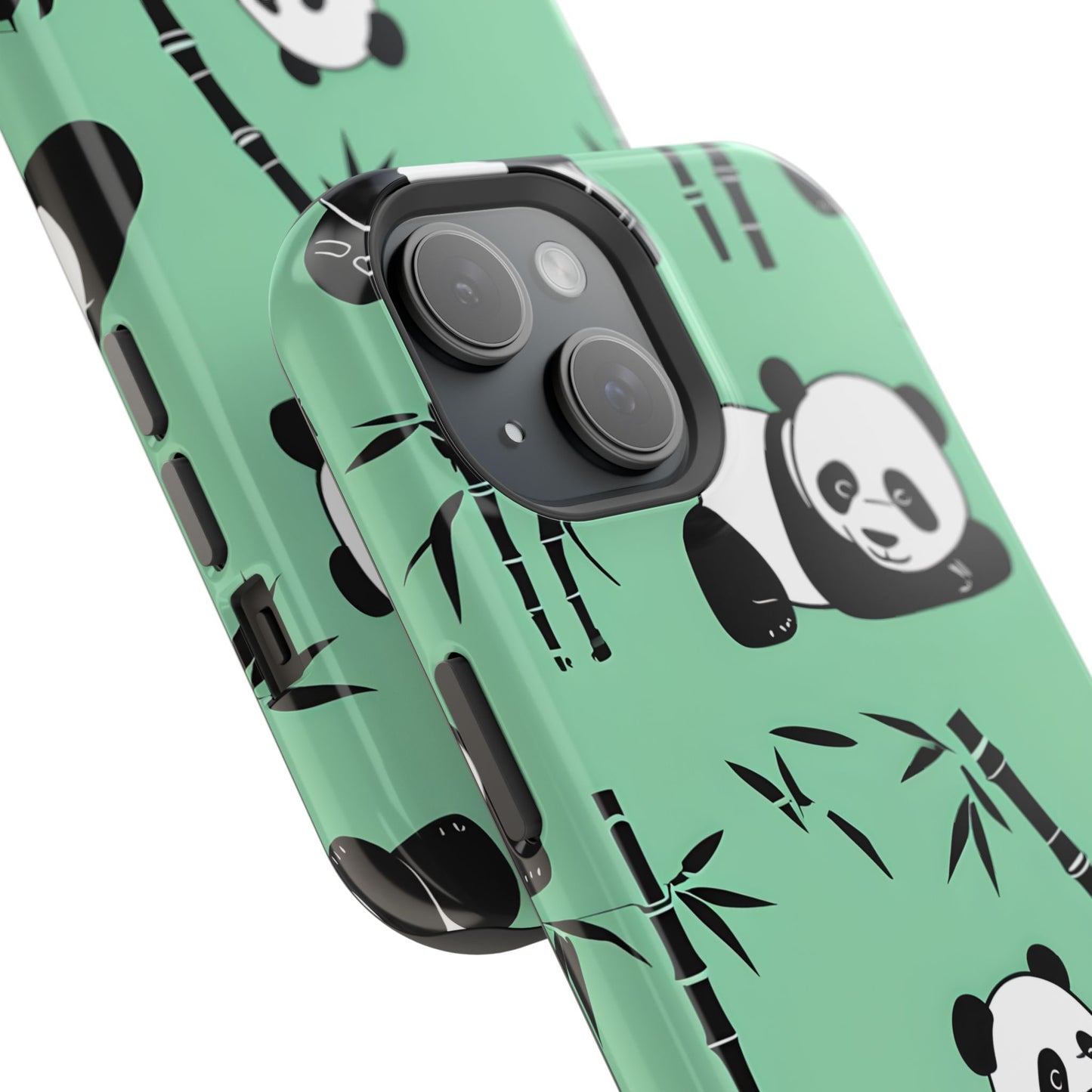 Panda Bamboo Magnetic Impact-Resistant Phone Case