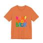Don't Look Back T-Shirt — Colorful Retro Motivational Tee