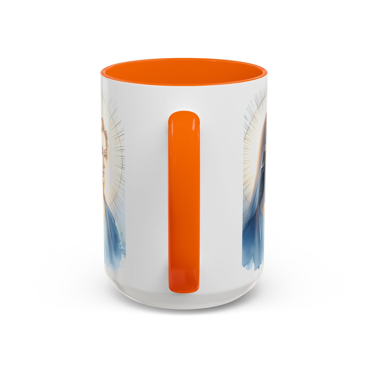 Serene Virgin Mary Accent Coffee Mug