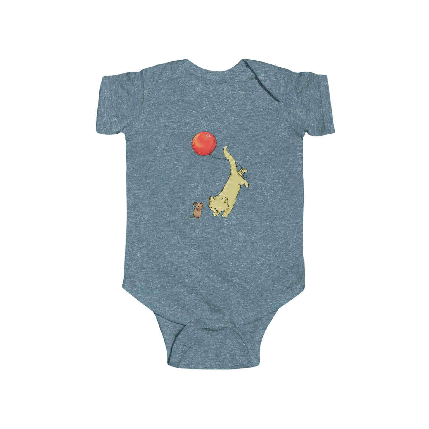 Adorable Animal Balloon Infant Bodysuit