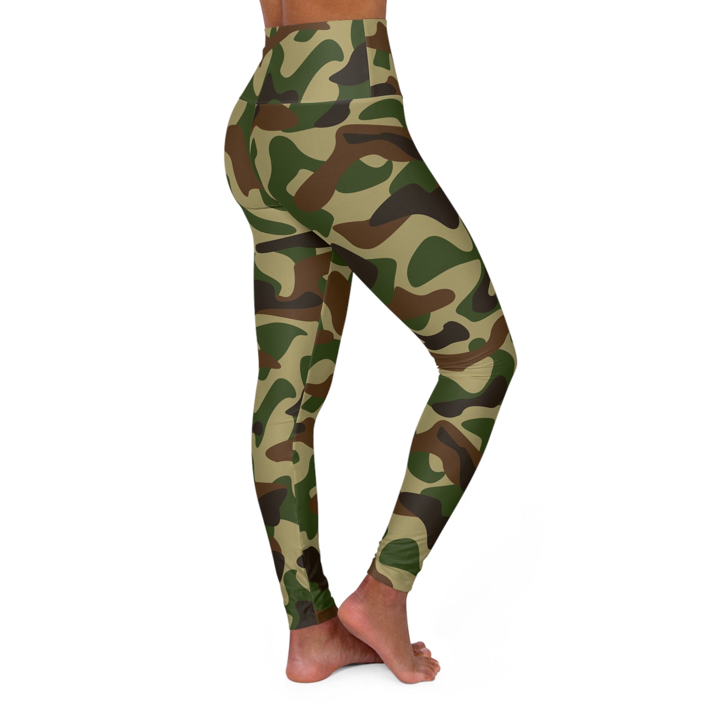 Camouflage High-Waisted Yoga Leggings-V5