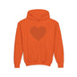 Youth Hoodie — Dotted Heart Graphic Pullover