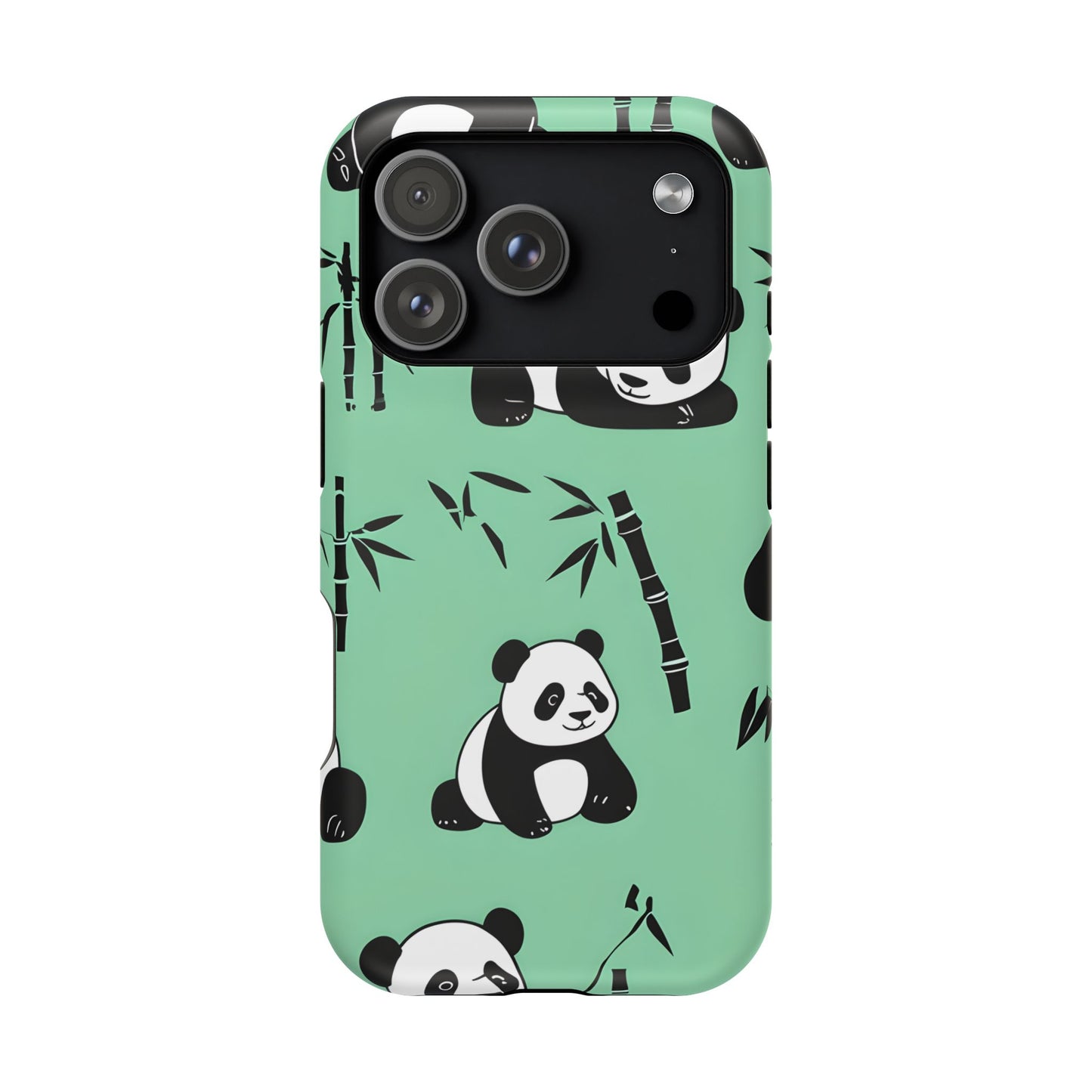 Panda Bamboo Magnetic Impact-Resistant Phone Case