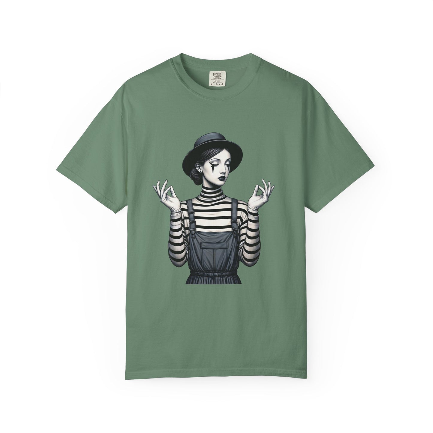 Gothic Striped Graphic Unisex T-Shirt, Edgy Casual Wear