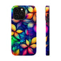 Floral Prism Magnetic Impact-Resistant Phone Case — Colorful Gradient Petal Design