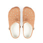 EVA Foam Clogs — Terracotta Geometric Pattern Slip-On Shoes