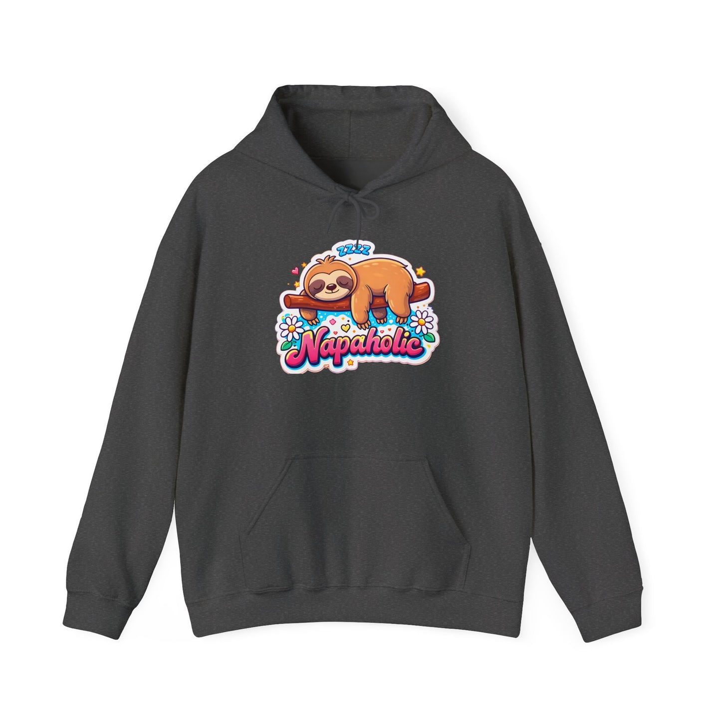 Napaholic Sloth Hoodie — Cute Sleepy Sloth Graphic Sweatshirt
