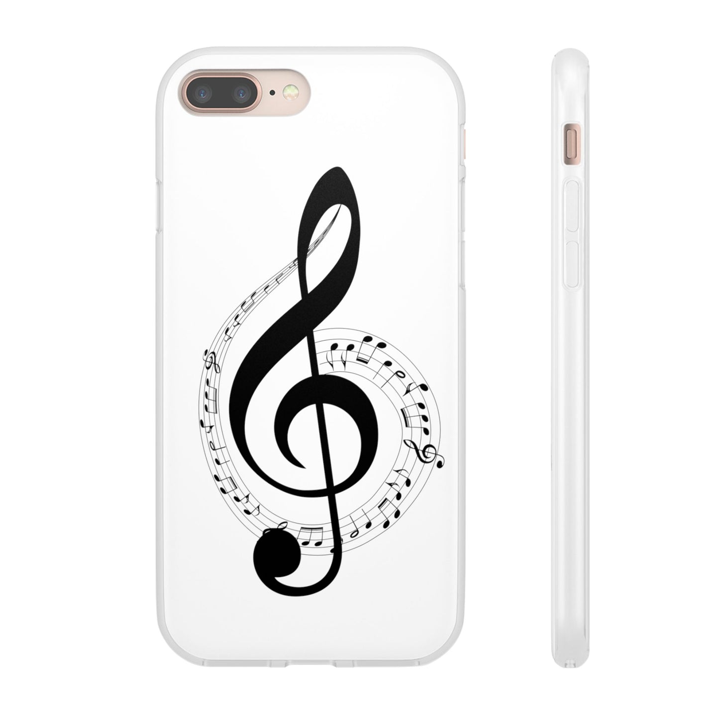 Phone Case — Musical Treble Clef Design