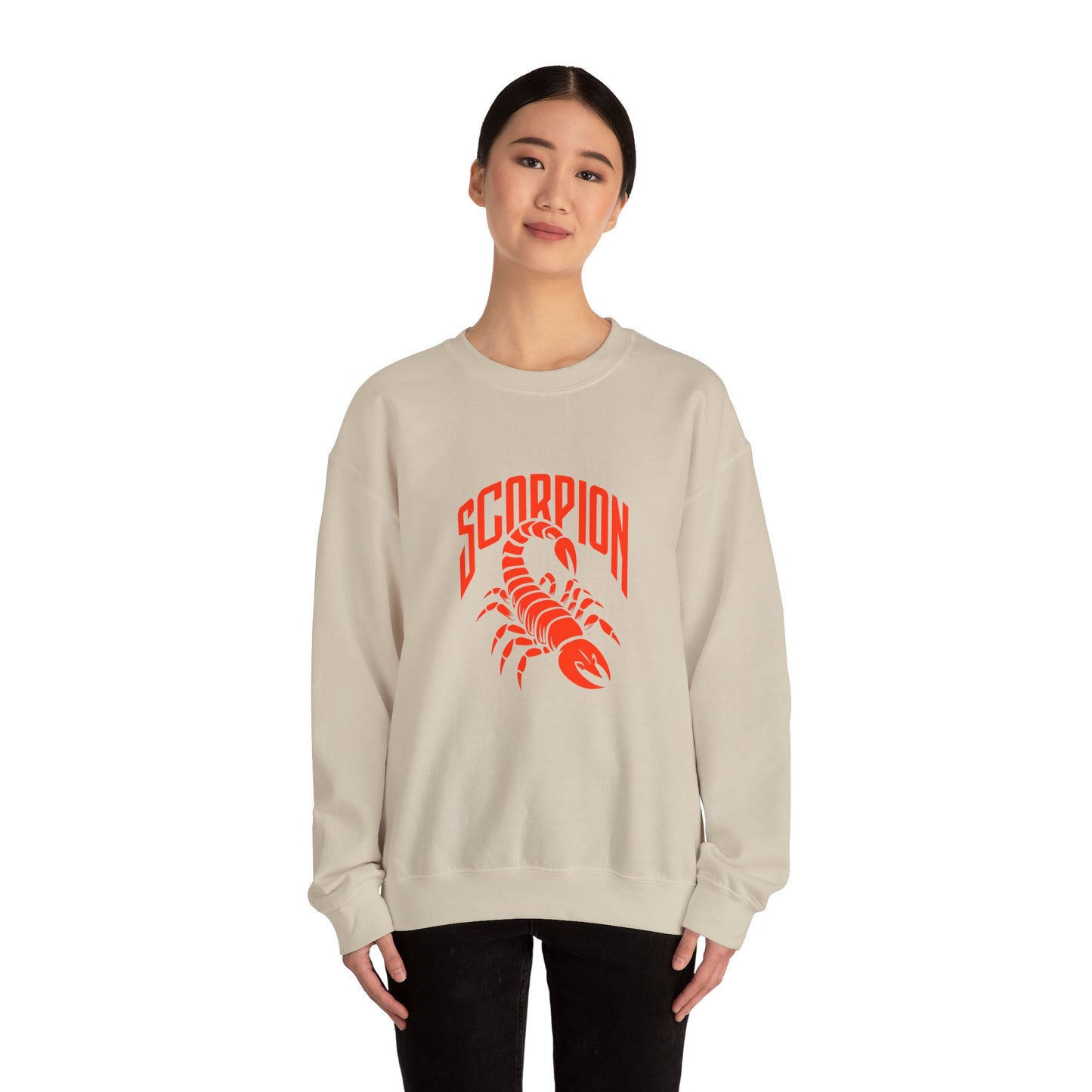 Scorpion Graphic Sweatshirt — Bold Zodiac Scorpion Crewneck
