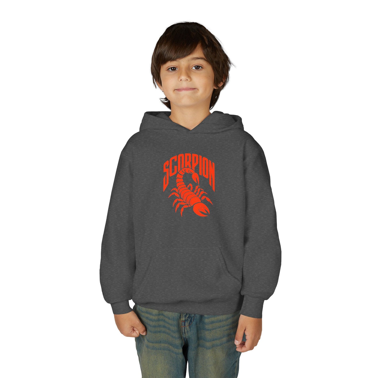 Scorpion Graphic Youth Hoodie | Red Scorpion Design