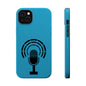 Phone Case — Retro Microphone Podcast Design, Magnetic Impact-Resistant