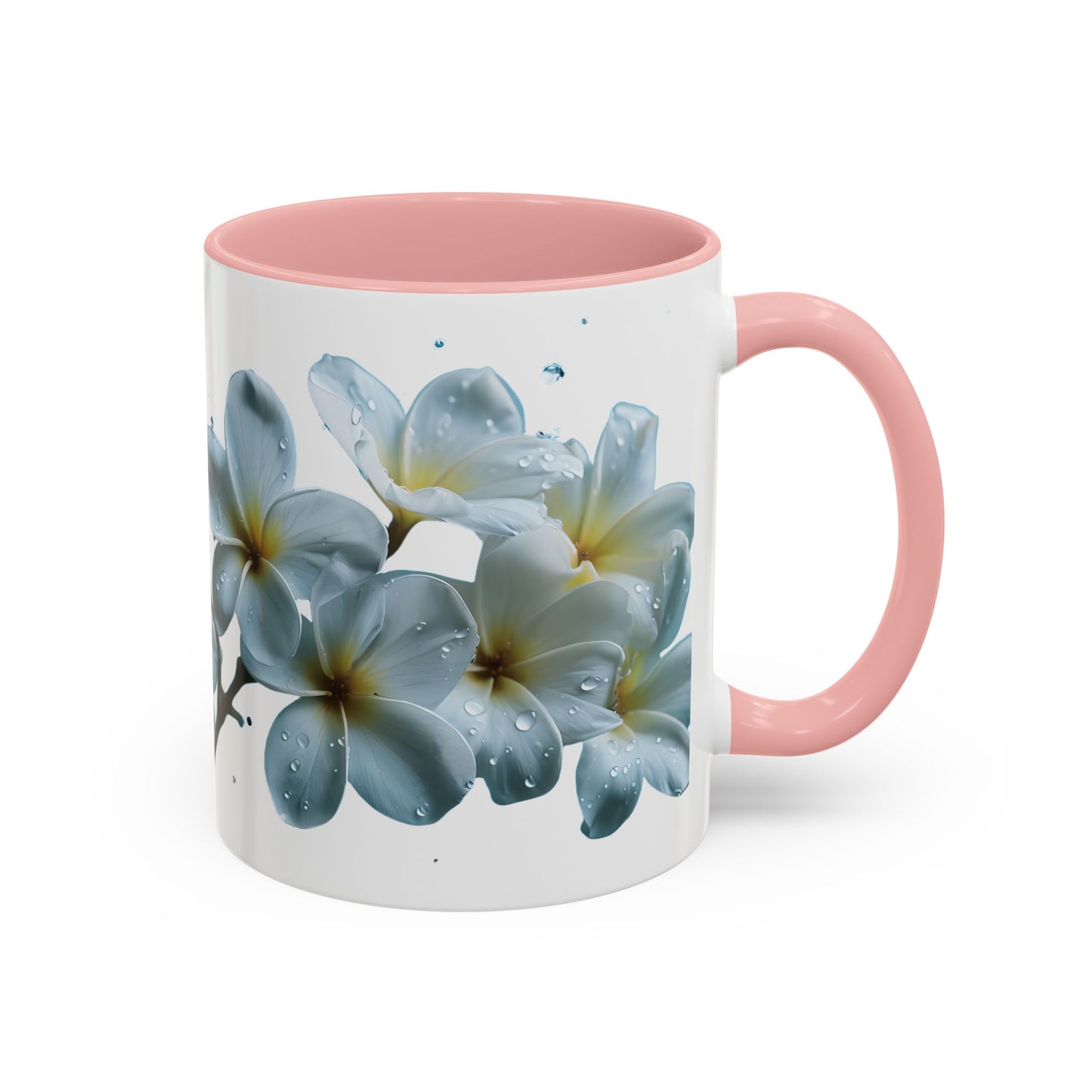 Floral Accent Coffee Mug