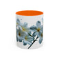 Floral Accent Coffee Mug
