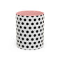 Elegant Polka Dot Mug - Stylish Coffee Cup for Home, Office, Gift for Birthdays, Anniversaries, Holidays, Unique Drinkware