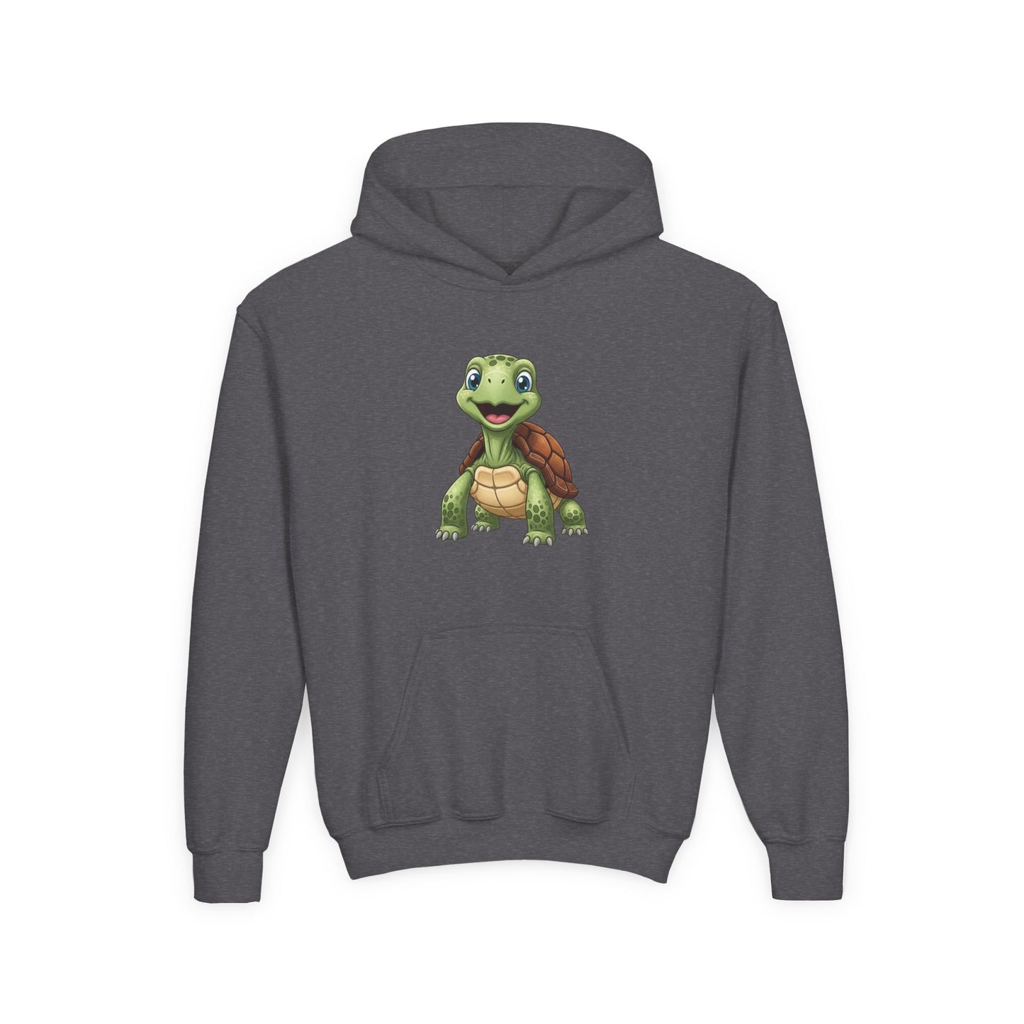 Kids Cute Turtle Hoodie - Playful Juvenile Turtle Graphic Sweatshirt