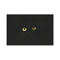 Black Cat Eyes Floor Mat — Heavy Duty Halloween Entry Rug