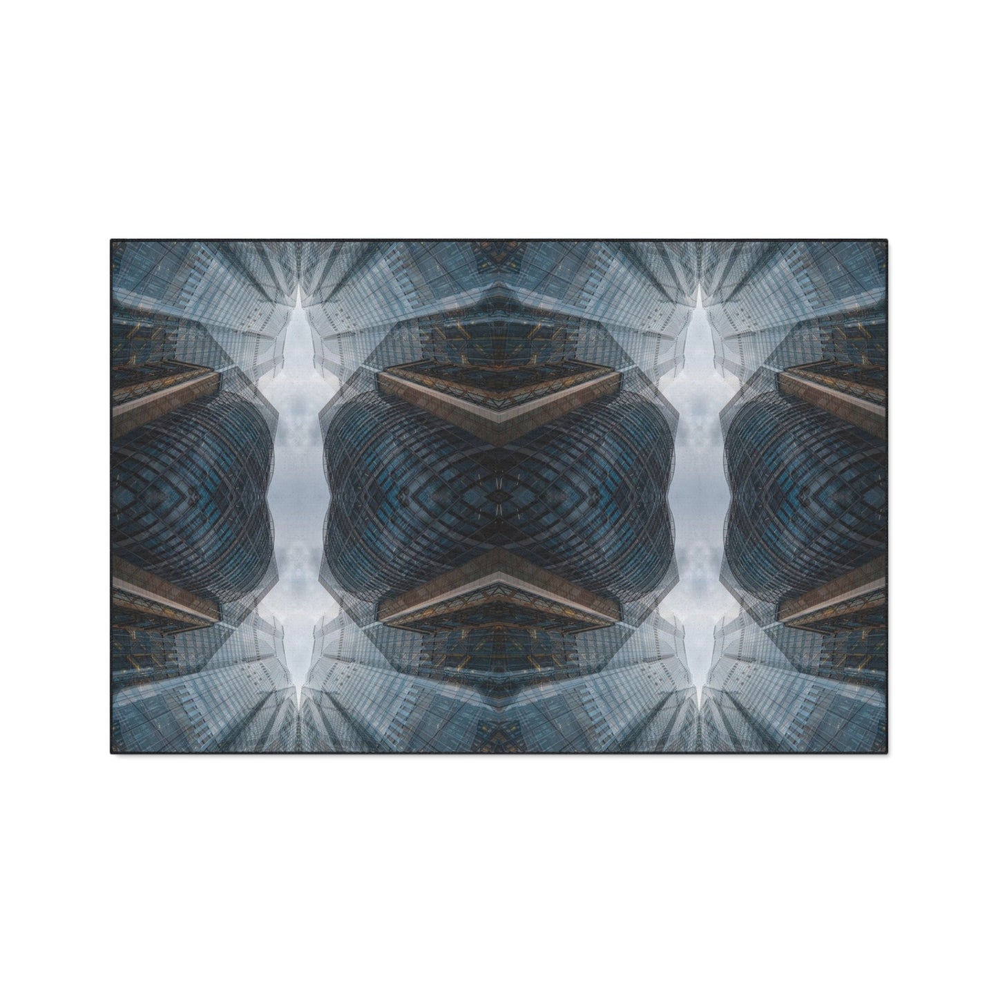 Industrial Urban Pattern Floor Mat — Heavy Duty Entry Rug