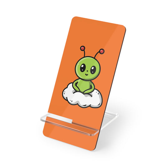 Alien Cloud Phone Stand — Cute Cartoon Mobile Display Stand for Smartphones