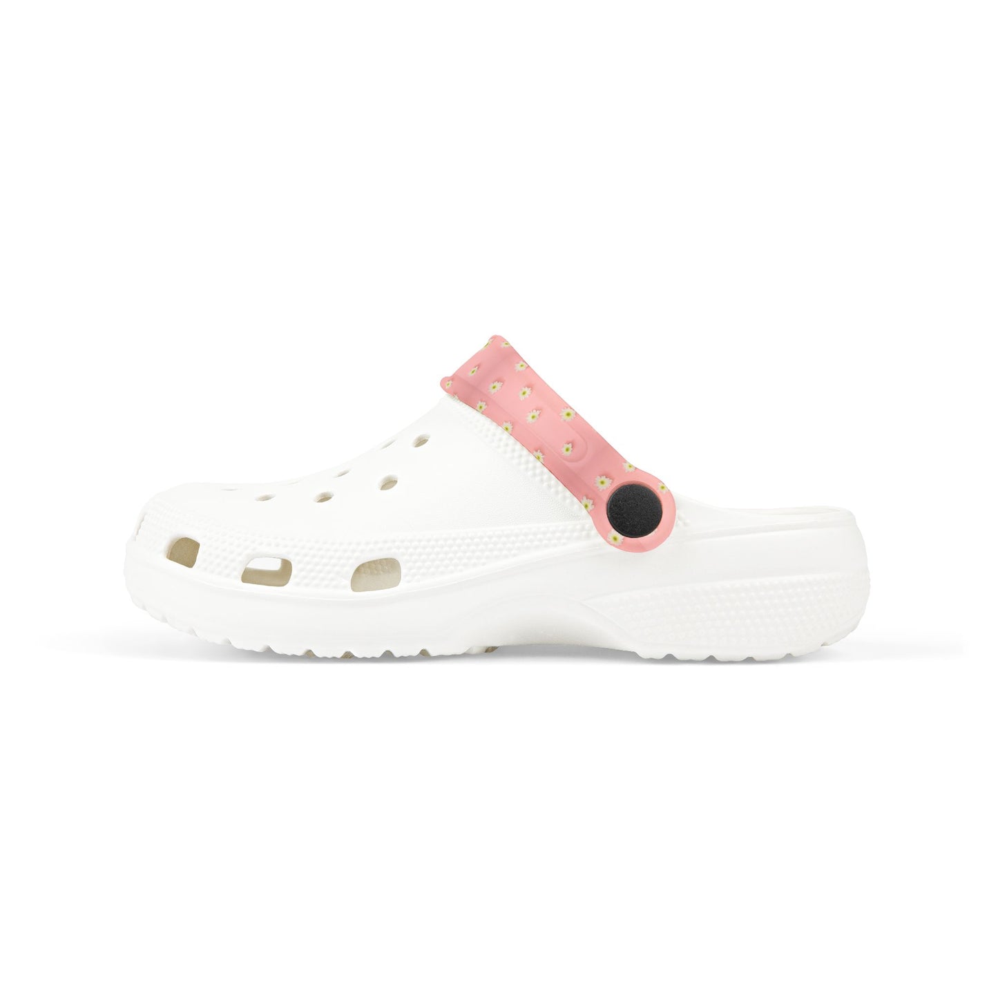 Kid's Floral Pink EVA Foam Clogs, Fun Summer Footwear, Comfortable Play Shoes, Lightweight Garden Slip-Ons, Perfect for Outdoor Adventures